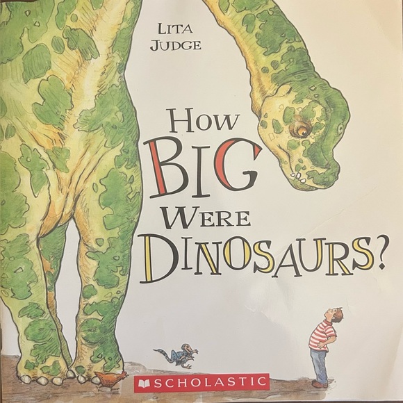 Scholastic Other - 60% OFF BUNDLE DEAL🎉 How Big were Dinosaurs softcover Book